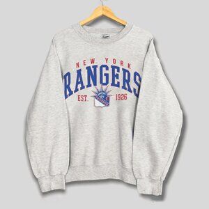 Vintage New York Rangers Hockey Sweatshirt, Retro New York Rangers NHL Shirt Tee